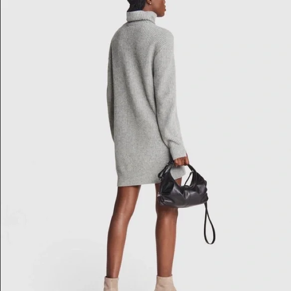 NWT rag & bone Pierce Cashmere Turtleneck Dress - Picture 2 of 10
